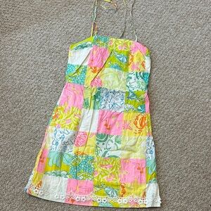 Lilly Pulitzer Colorful Patchwork Dress